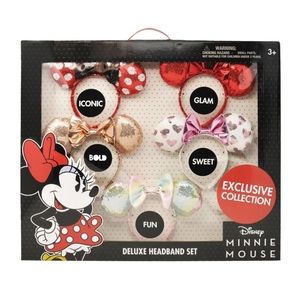 Exclusive Collection DISNEY Minnie Mouse Deluxe Headband Set (5)